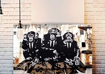 Banksy : 3 idées de tableaux pour décorer un couloir