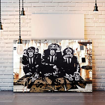Banksy : 3 idées de tableaux pour décorer un couloir
