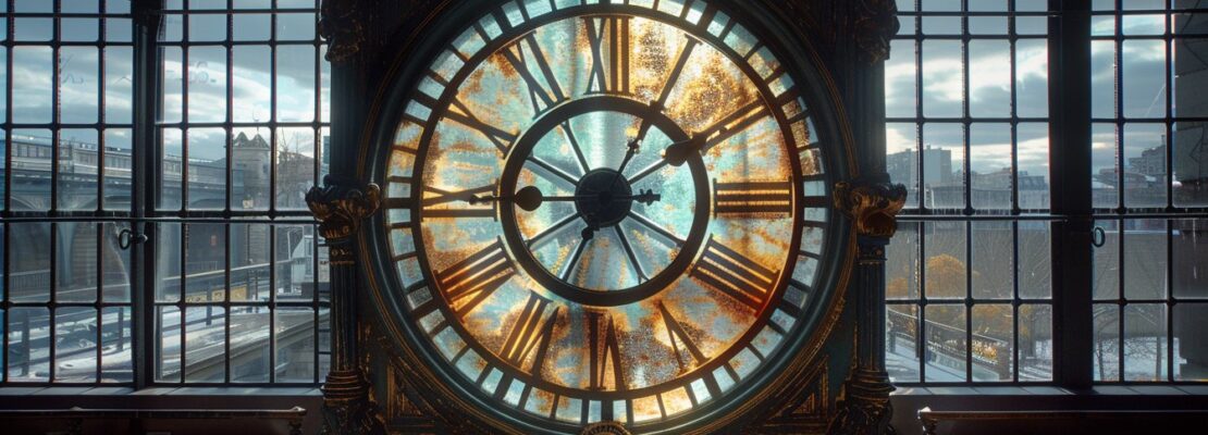 Grande horloge en métal : créer un impact avec élégance