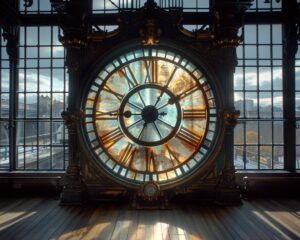 Grande horloge en métal : créer un impact avec élégance