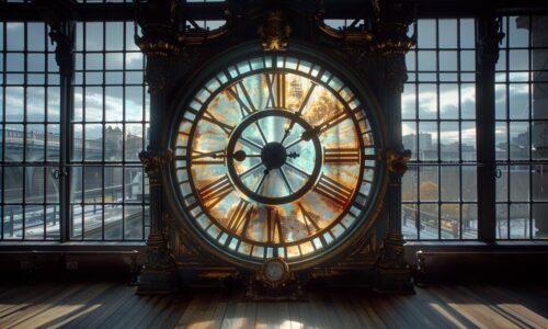 Grande horloge en métal : créer un impact avec élégance