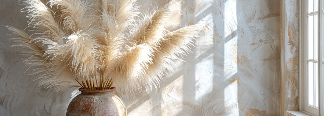 Déco bohème : comment styliser un vase pampa ?