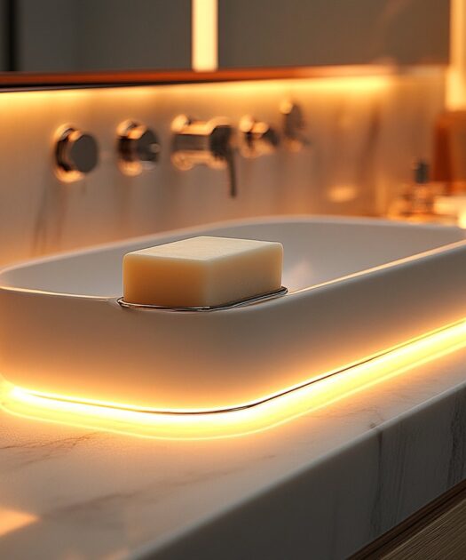 Porte-savon aimanté : une solution astucieuse pour les petites surfaces