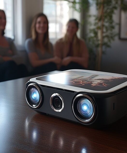 Pourquoi un vidéoprojecteur portable est le compagnon idéal pour vos présentations professionnelles