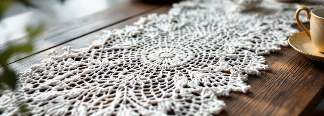 Chemins de table au crochet : le charme de l’artisanat