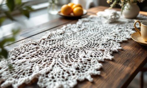 Chemins de table au crochet : le charme de l’artisanat