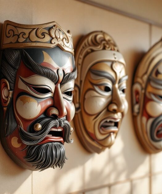 Masques japonais : une touche de culture et d’art à accrocher au mur