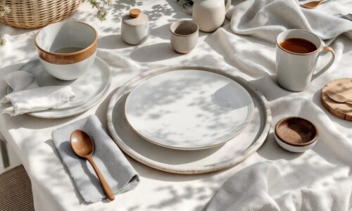 Découvrez les Sets de Table Scandinaves au Design Épuré
