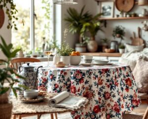 Toile cirée et déco bohème : le duo inattendu qui dynamise la décoration intérieure