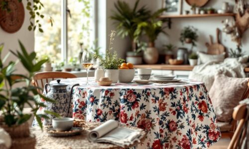 Toile cirée et déco bohème : le duo inattendu qui dynamise la décoration intérieure