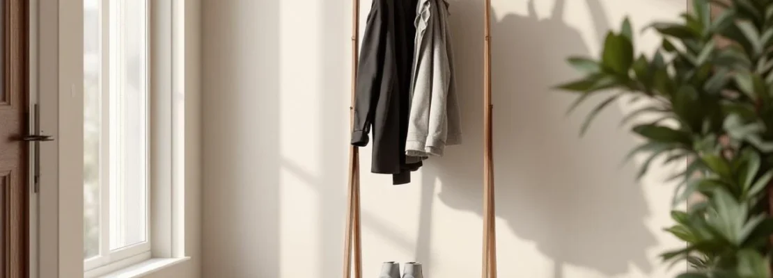 Faites place nette dans votre entrée avec un porte manteau astucieux