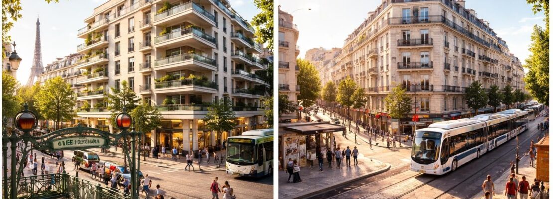 Acheter un bien immobilier bien desservi par les transports en commun à Paris et Lyon