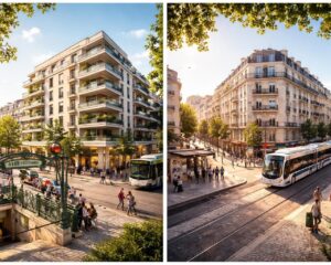 Acheter un bien immobilier bien desservi par les transports en commun à Paris et Lyon