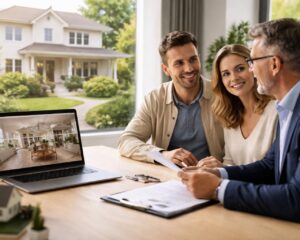 Acheter une maison familiale avec conseils notaire et visite virtuelle Matterport avant décision