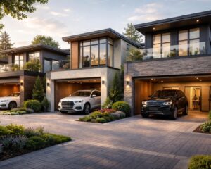 Immobilier et garage : les maisons avec parking pour votre Audi Q7 et Range Rover Sport