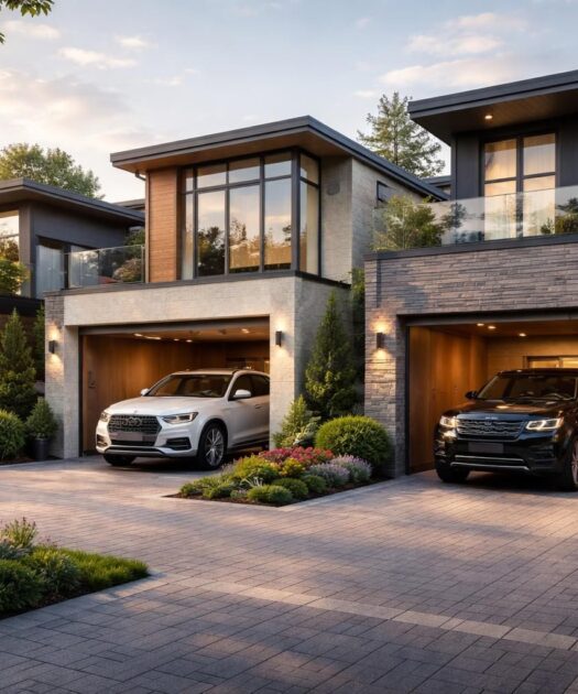 Immobilier et garage : les maisons avec parking pour votre Audi Q7 et Range Rover Sport