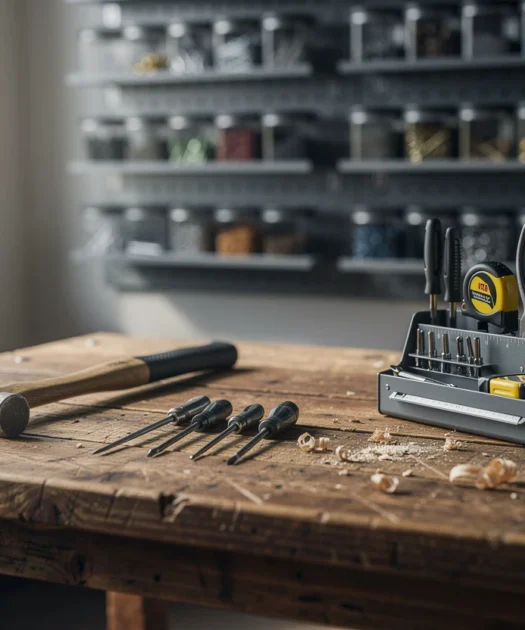 Des accessoires malins pour transformer votre atelier de bricolage