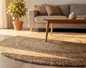 Comment choisir son tapis en jute rond : conseils et astuces