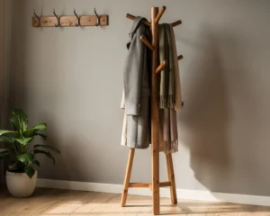 Patère et porte-manteau&nbsp;: la clé pour une entrée rangée et accueillante