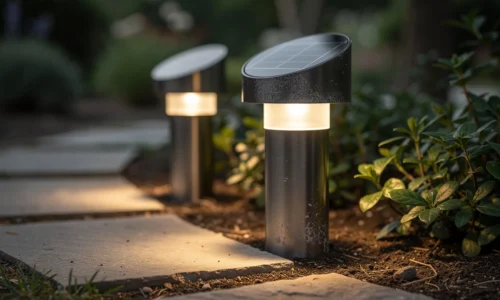 Les bornes et balises solaires puissantes : sublimer l’éclairage de jardin avec performance et autonomie