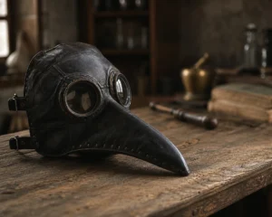 Le masque du médecin de peste : quand l’histoire s’invite dans votre déco
