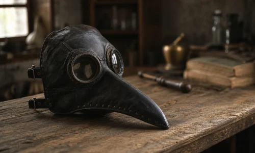 Le masque du médecin de peste : quand l’histoire s’invite dans votre déco