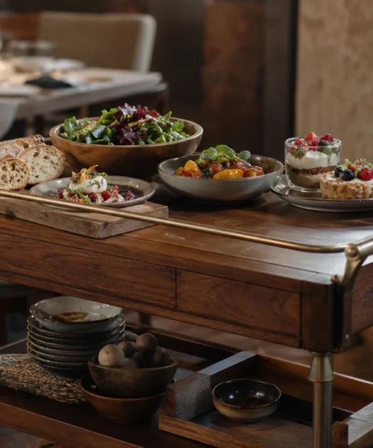 Desserte à roulettes : l’alliée idéale pour déplacer les repas facilement