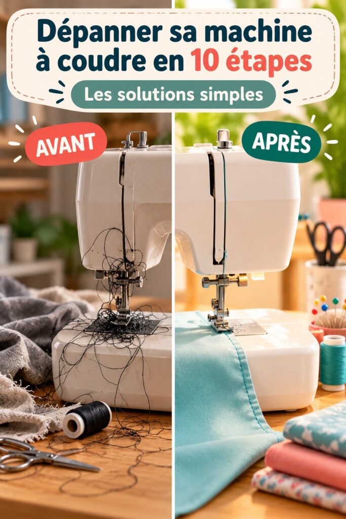 Dépanner sa machine à coudre en 10 étapes
