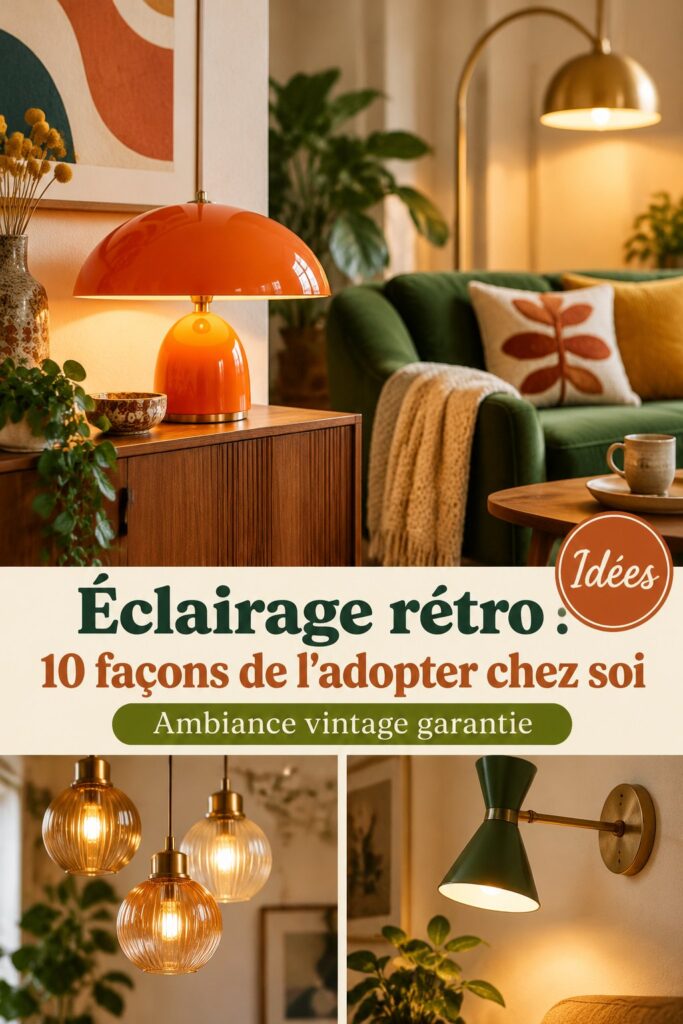 Éclairage rétro : 10 façons de l&rsquo;adopter chez soi