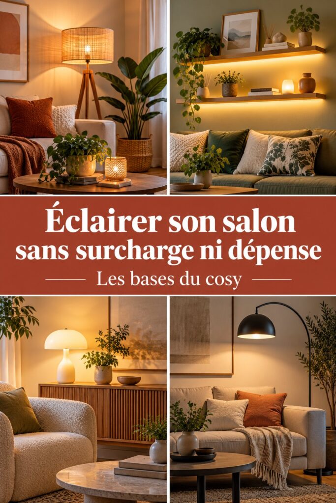 Éclairer son salon sans surcharge ni dépense