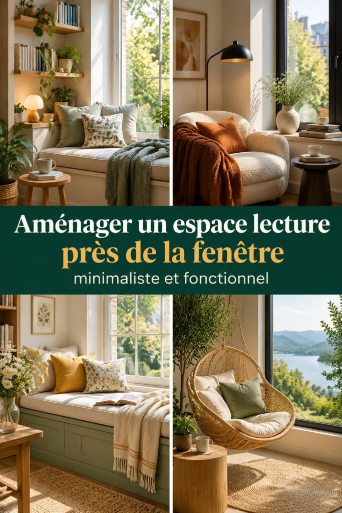Aménager un espace lecture près de la fenêtre