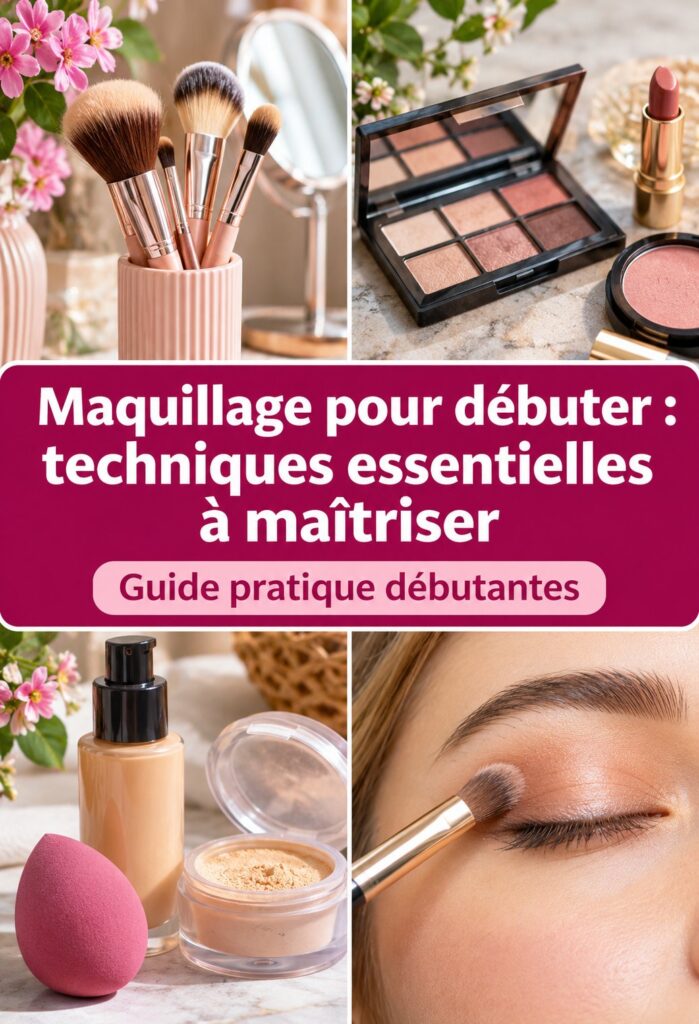 Maquillage pour débuter : techniques essentielles à maîtriser