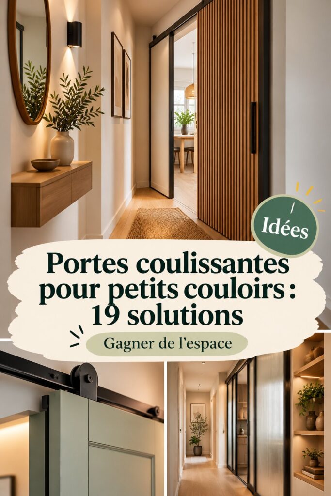 19 portes coulissantes pratiques pour vos couloirs