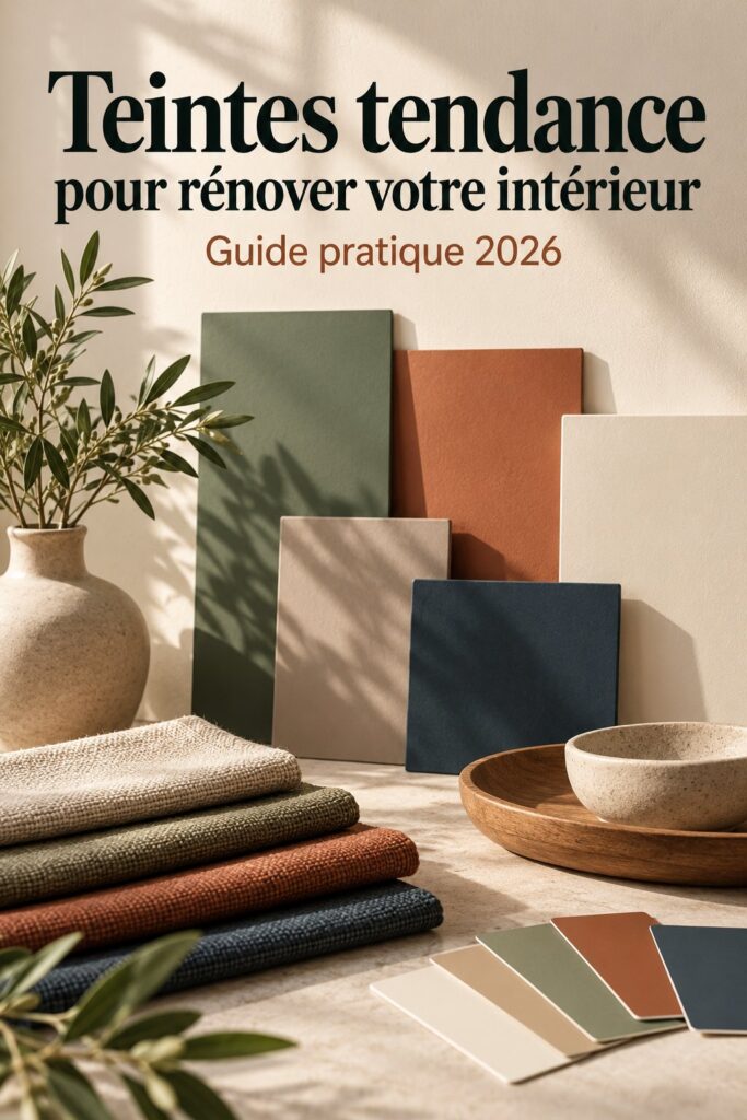Teintes tendance pour rénover votre intérieur