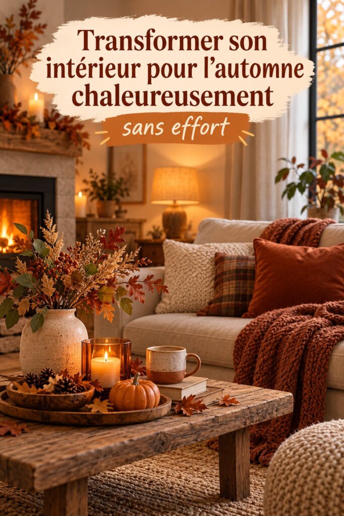 Transformez votre intérieur pour un automne chaleureux